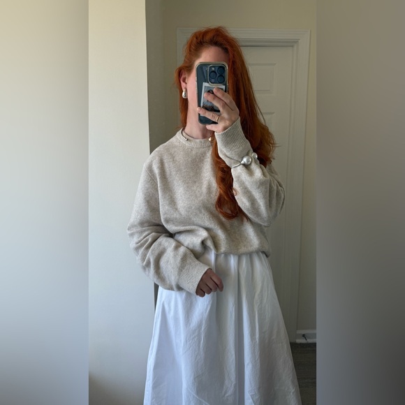 H&M Oversized beige boyfriend sweater - men’s size L - excellent condition - Picture 3 of 8